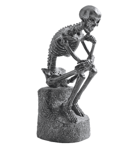 Design Toscano The Skeleton Thinker Statue