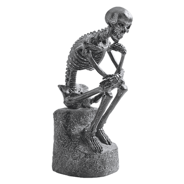 Design Toscano The Skeleton Thinker Statue