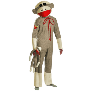 Disguise Costumes - Adult Sock Monkey