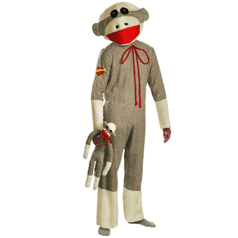 Disguise Costumes - Adult Sock Monkey