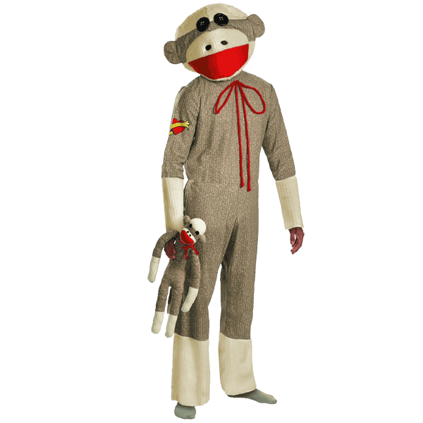 Disguise Costumes - Adult Sock Monkey
