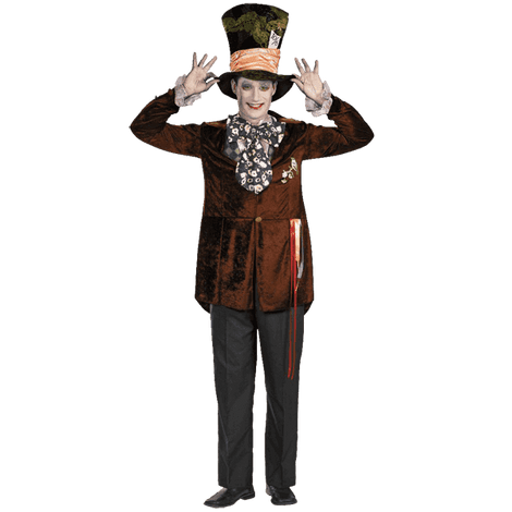 Disguise Costumes Men's Mad Hatter Deluxe